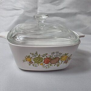 Corning Centura Spice of Life Petite Casserole Dish with Glass Lid (P-43-B)